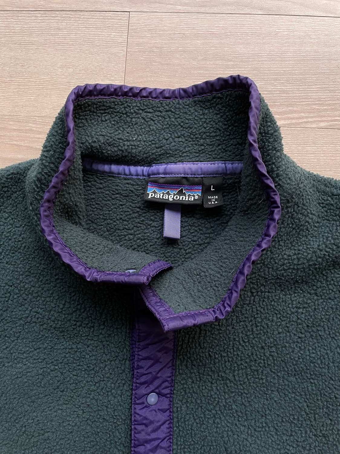 90s 파타고니아 신칠라 그린 퍼플 rare patagonia 상품이미지3