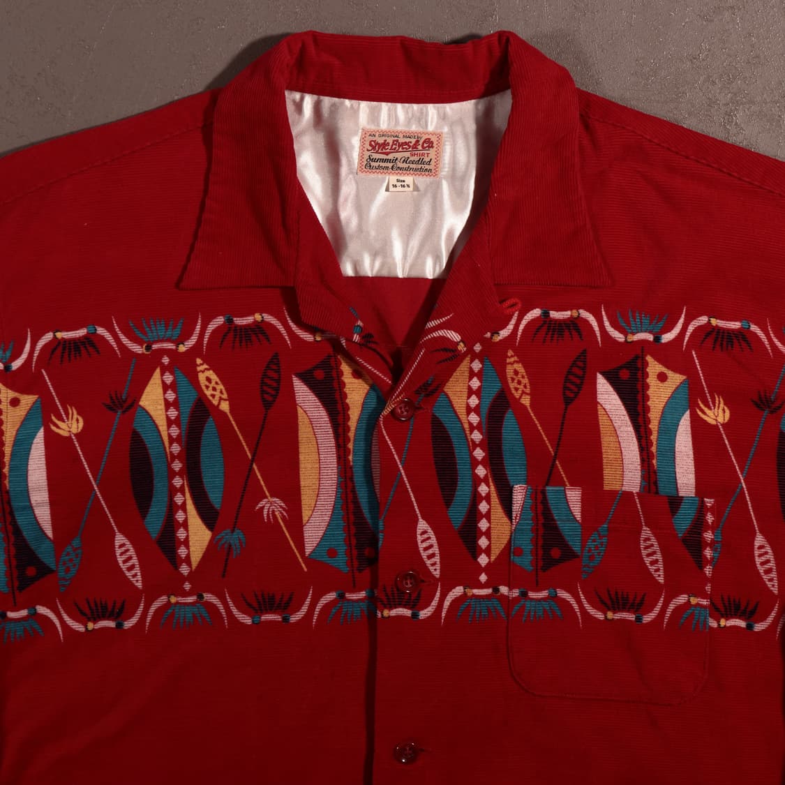 토요앤터프라이즈 아즈텍 코듀로이 셔츠 상품이미지2