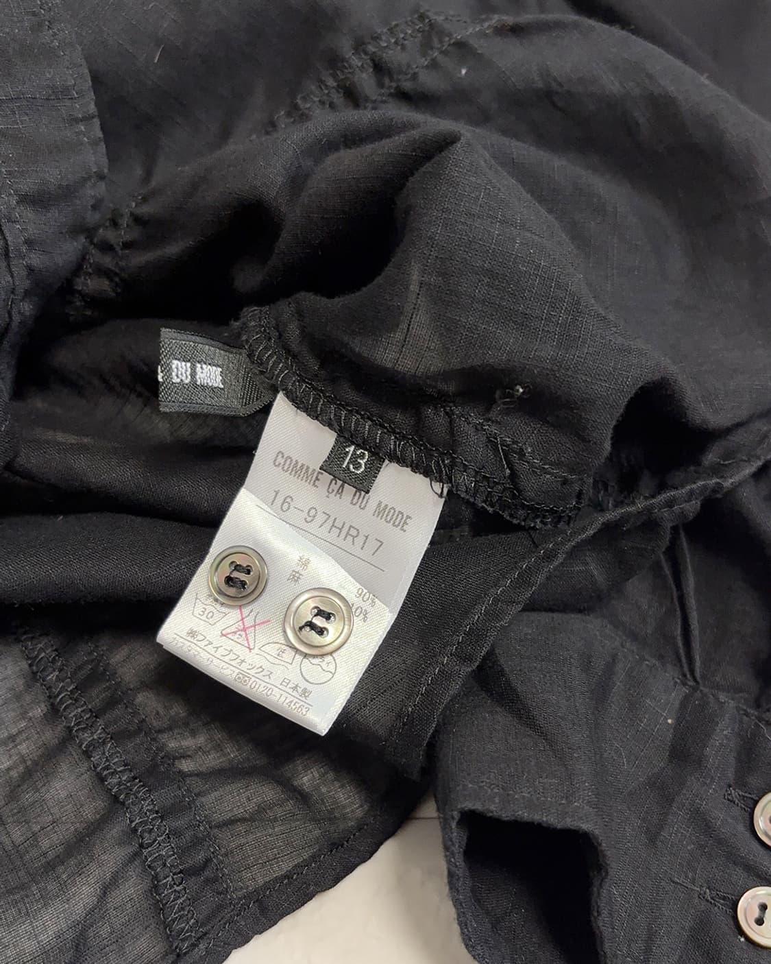 osaka see through shirring shirts 상품이미지5