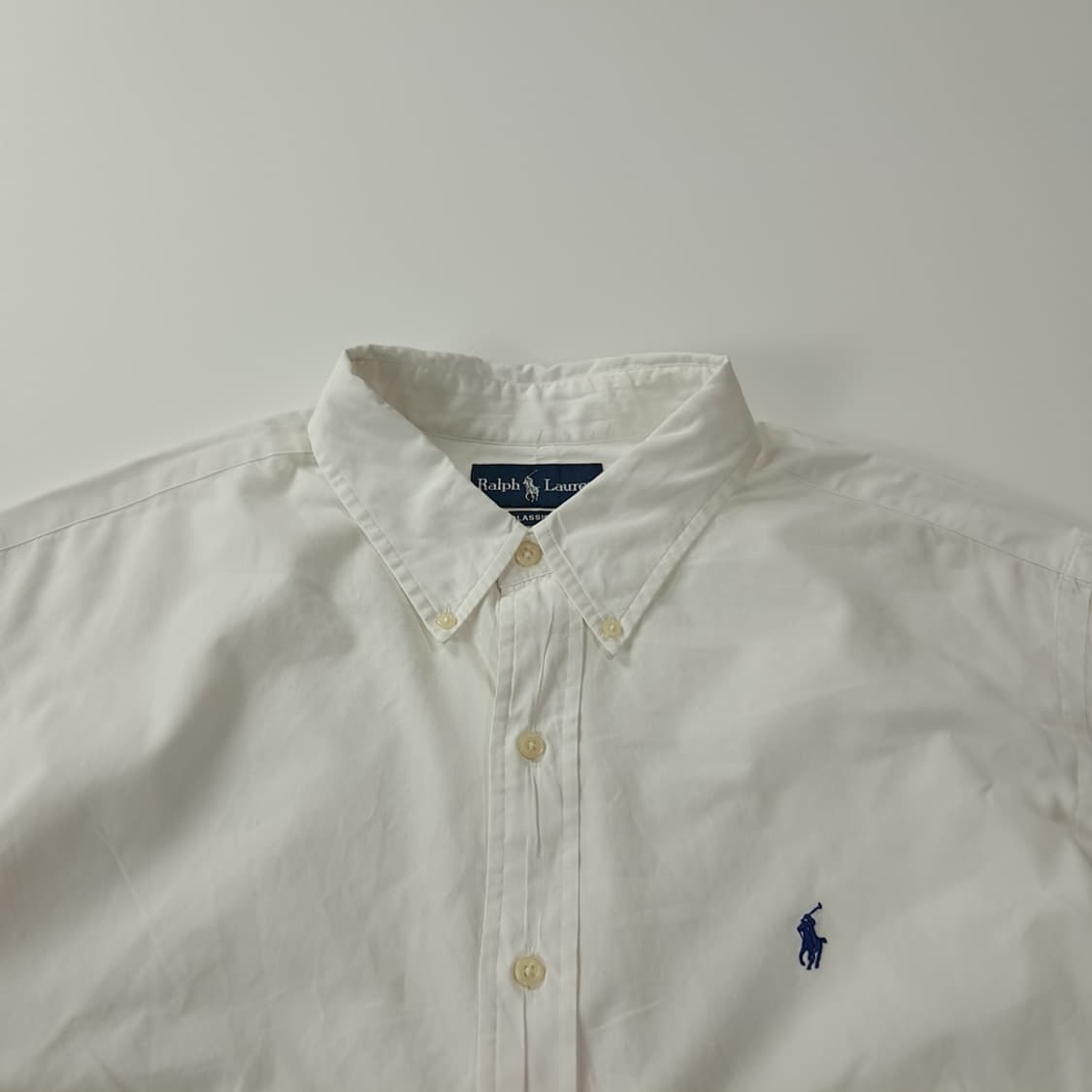 CJ497 2XL 폴로 클래식핏 00s 화이트 반팔 셔츠 남방 상품이미지2