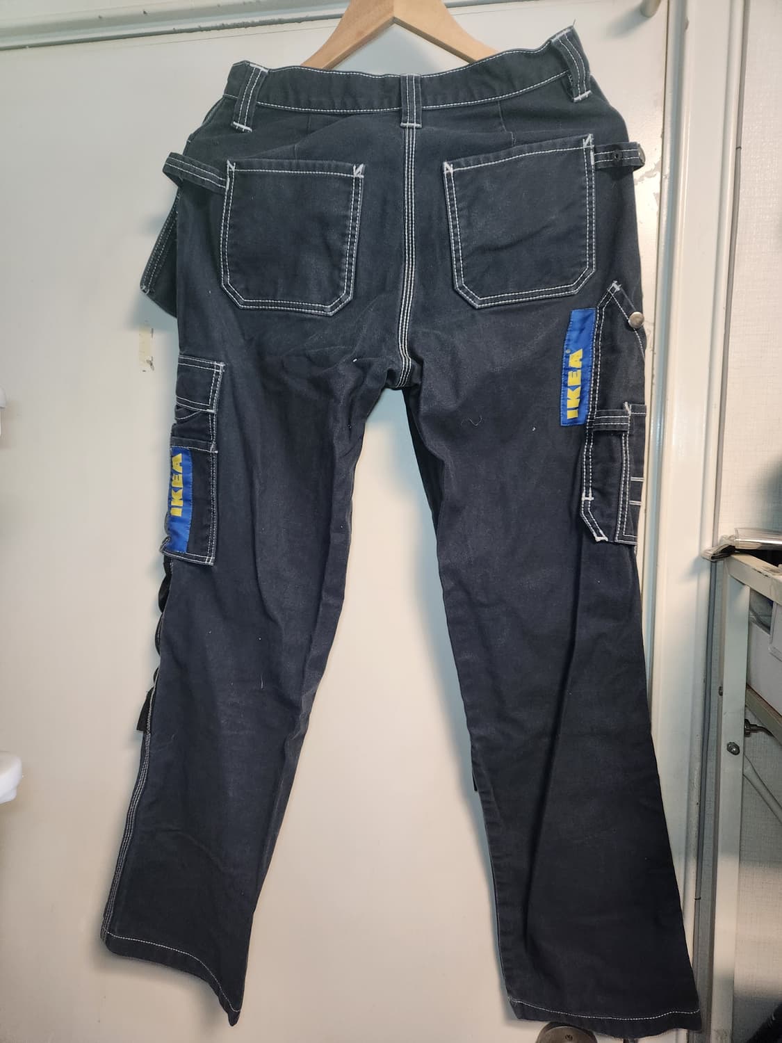 이케아(IKEA) 데드스탁 스티치 트라우저 워크 팬츠 W31 L32 상품이미지2