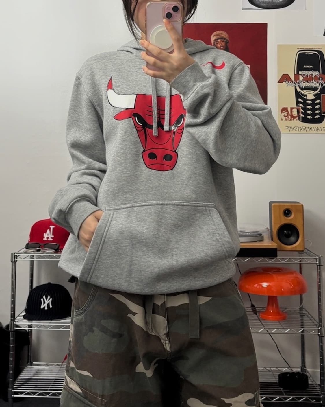 나이키 NBA 시카고 불스 스웻 후디 상품이미지2
