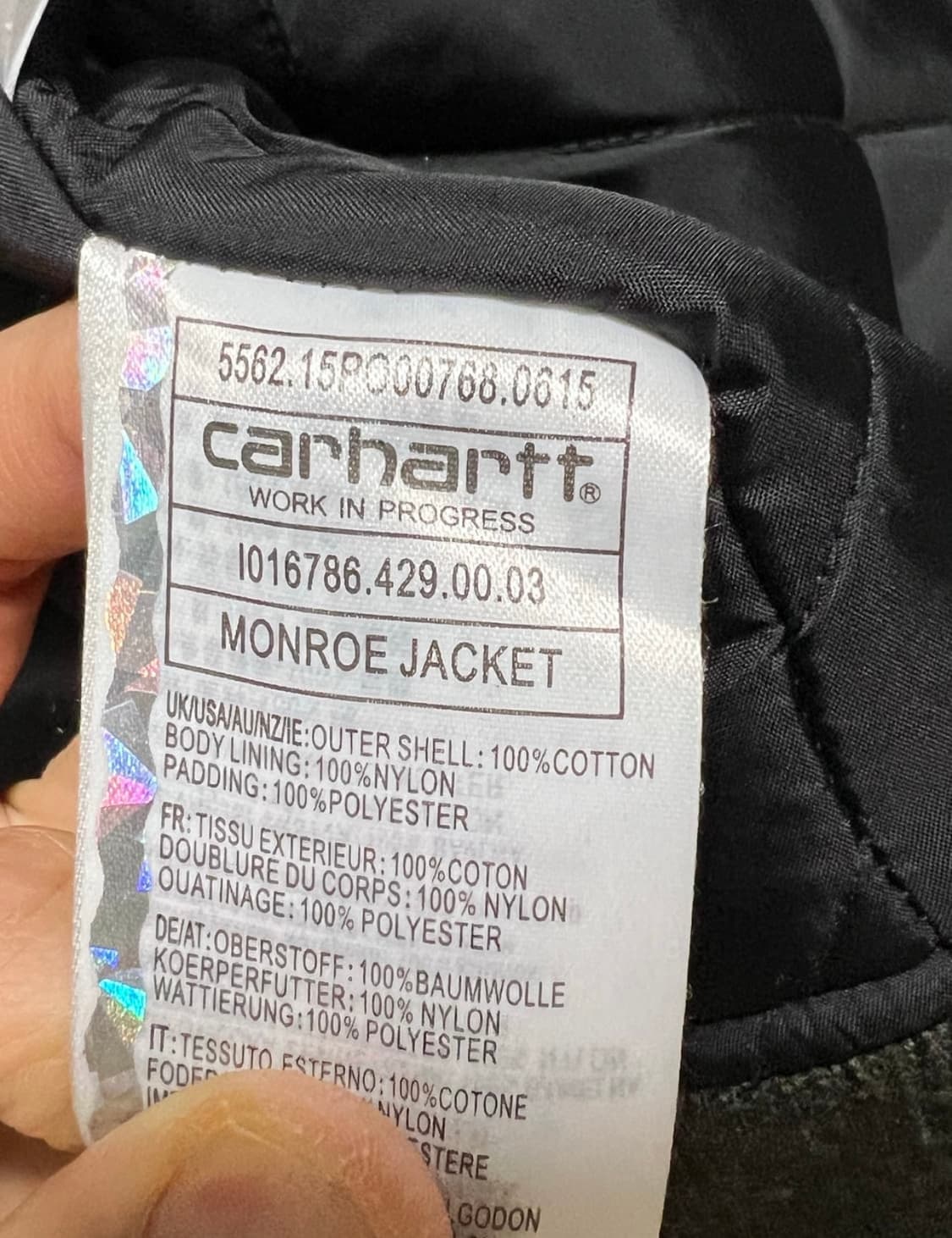 칼하트 몬로 자켓 상품이미지4