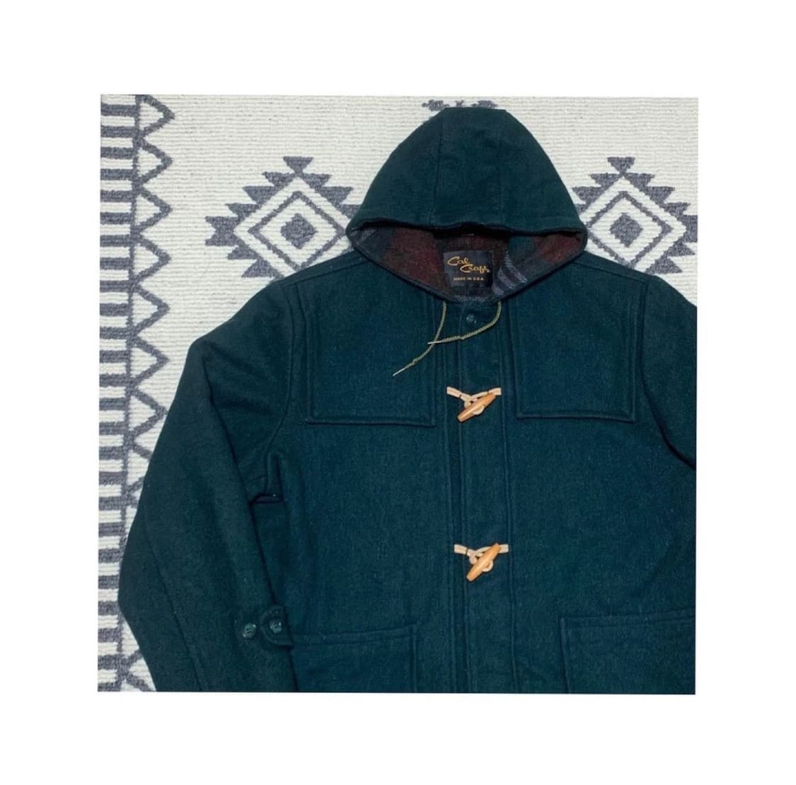 그린 후드 더플/떡볶이 코트 (남녀공용 가능) 상품이미지2