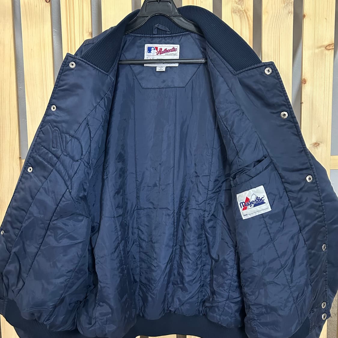 (XL) 마제스틱 양키스 스타디움 바시티 자켓 상품이미지7