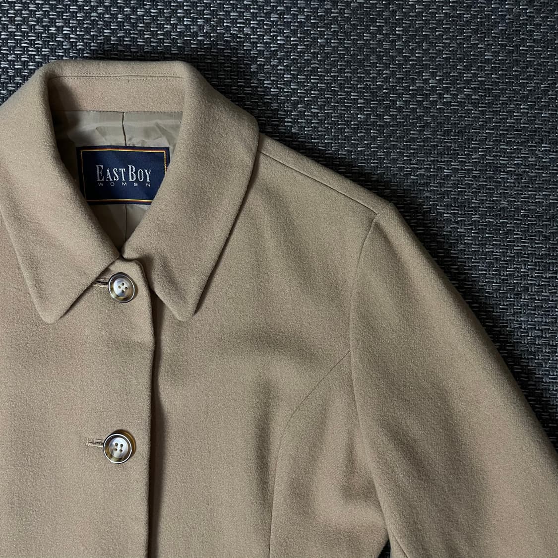 이스트보이 베이지 울 코트 상품이미지3