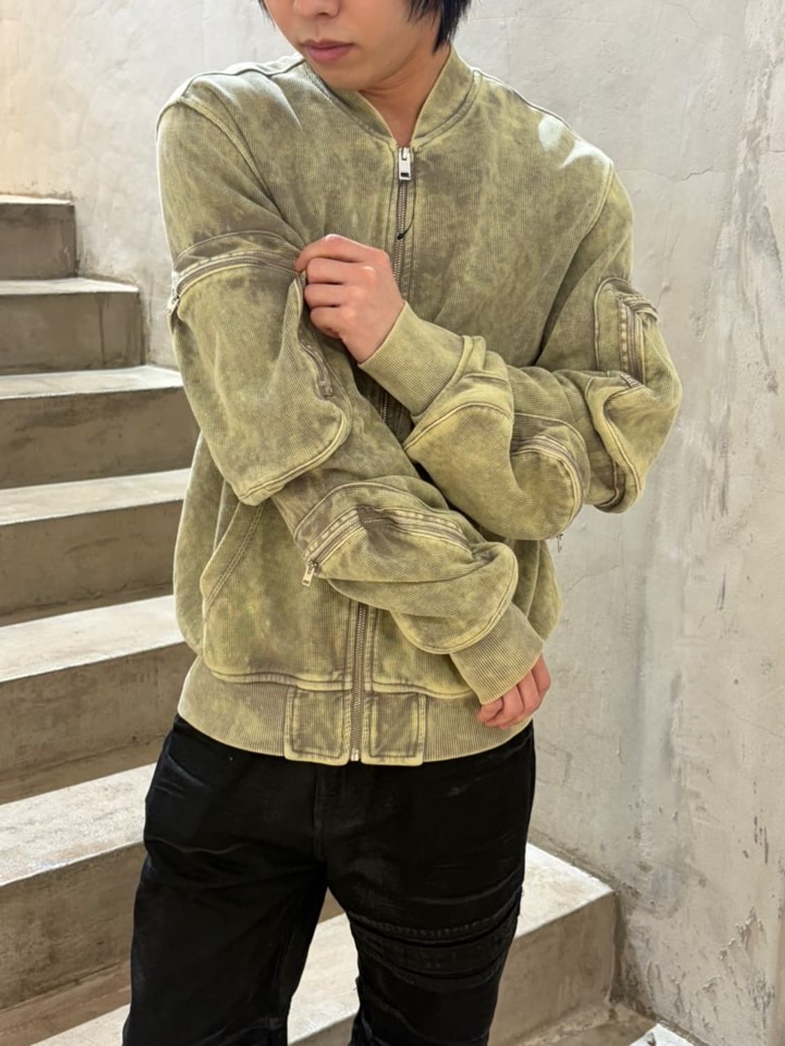 디젤 워싱 카고 포켓 자켓 상품이미지1