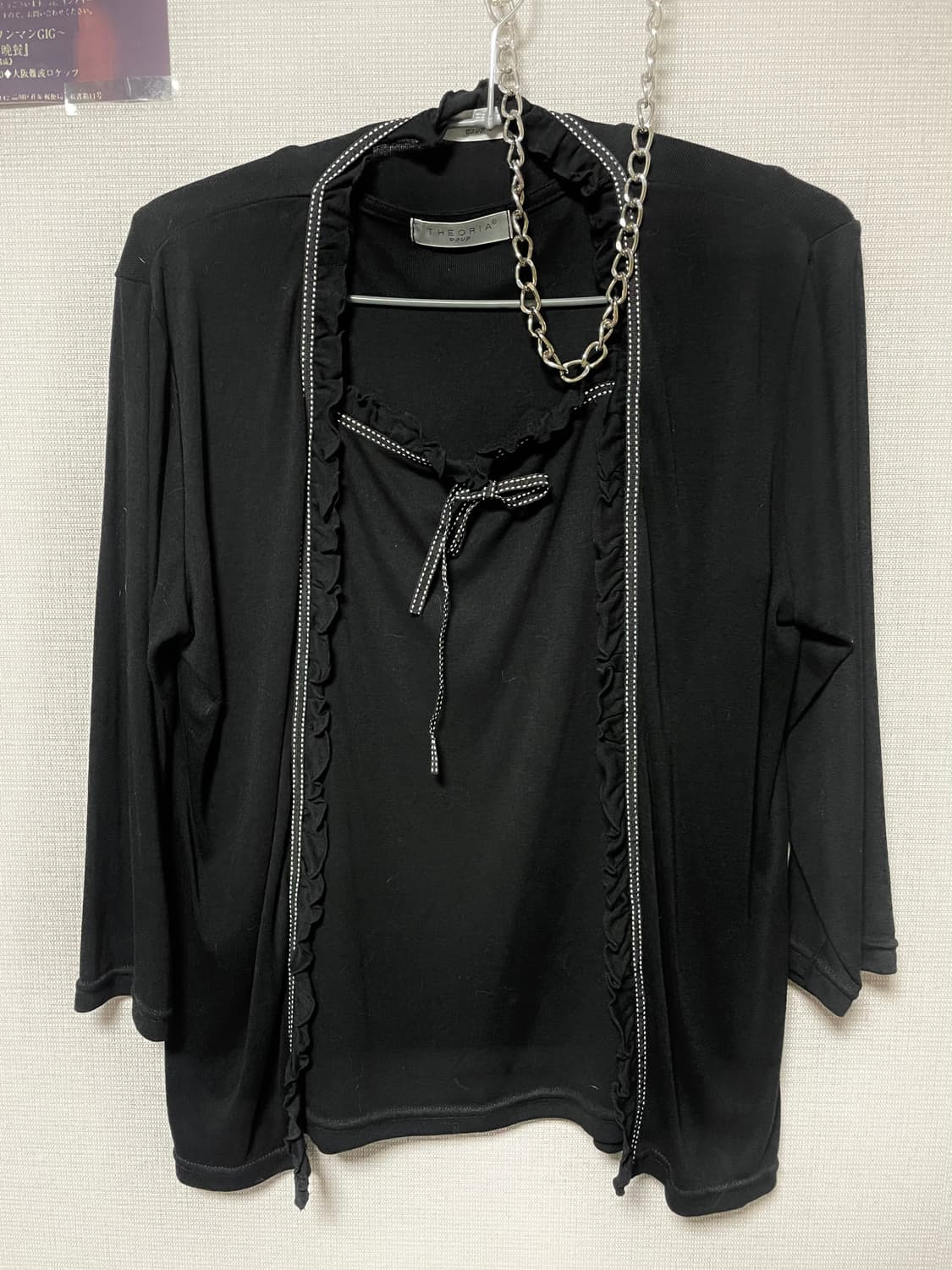 Jpn gothic top 가디건 셋업 고스페어리로걀오네갸루스즈코니혼진 상품이미지7