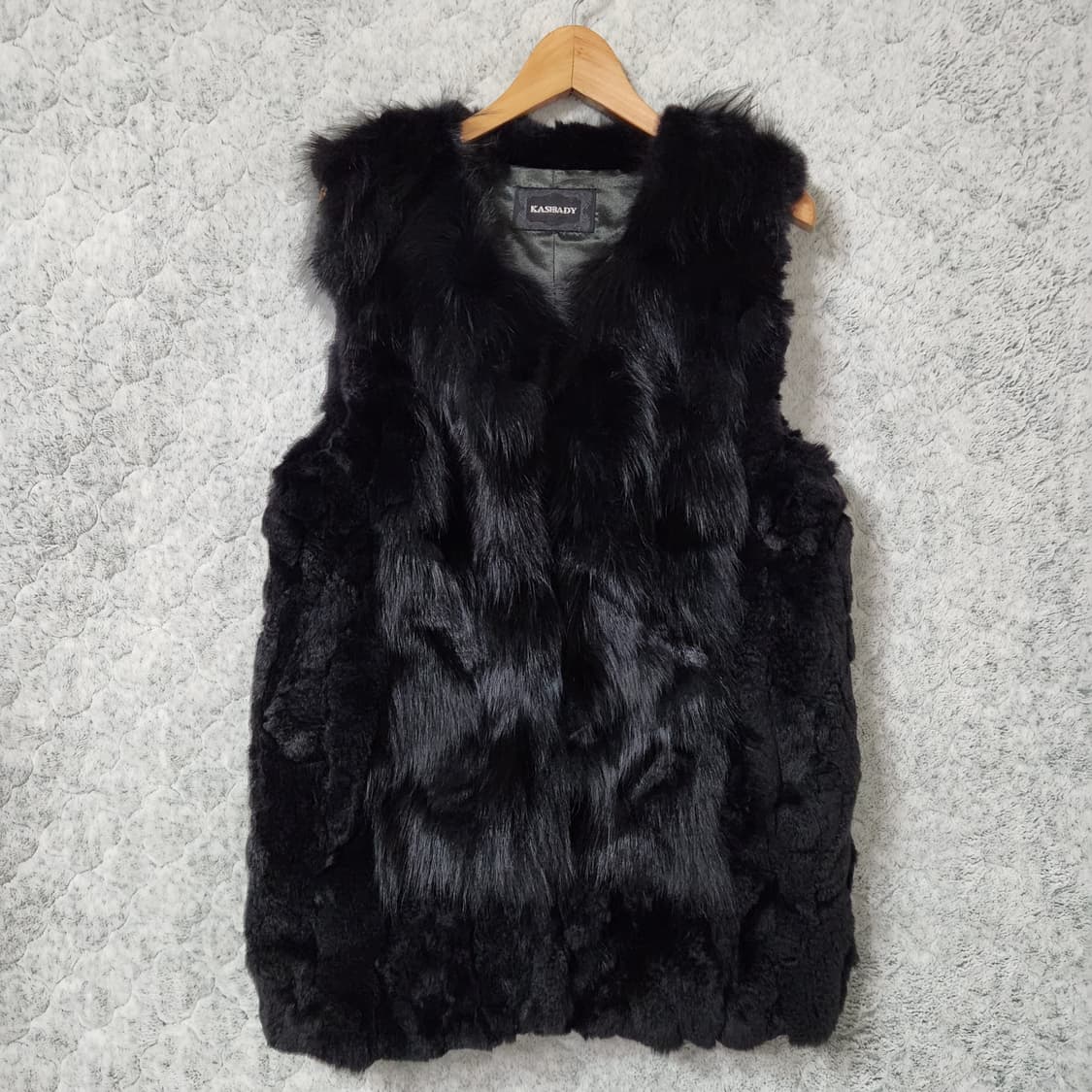 H981 [77] Kasibady 여우 렉스 모피 조끼
 상품이미지1
