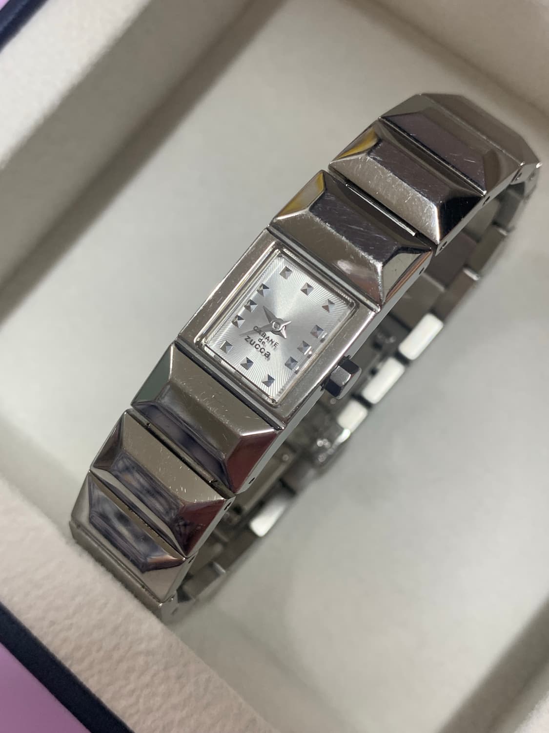 카반 드 주카zucca 실버 메탈 시계 상품이미지1