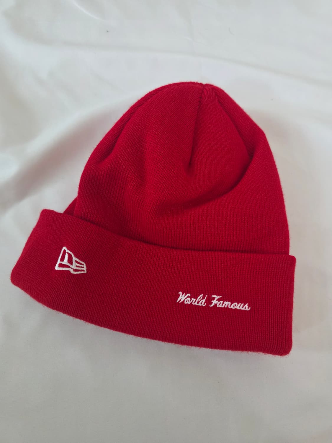 슈프림 뉴에라 박스로고 비니 레드 상품이미지2