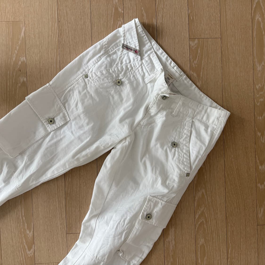 디젤인더스트리 화이트 코튼진 28 상세사이즈ㅇ 상품이미지5