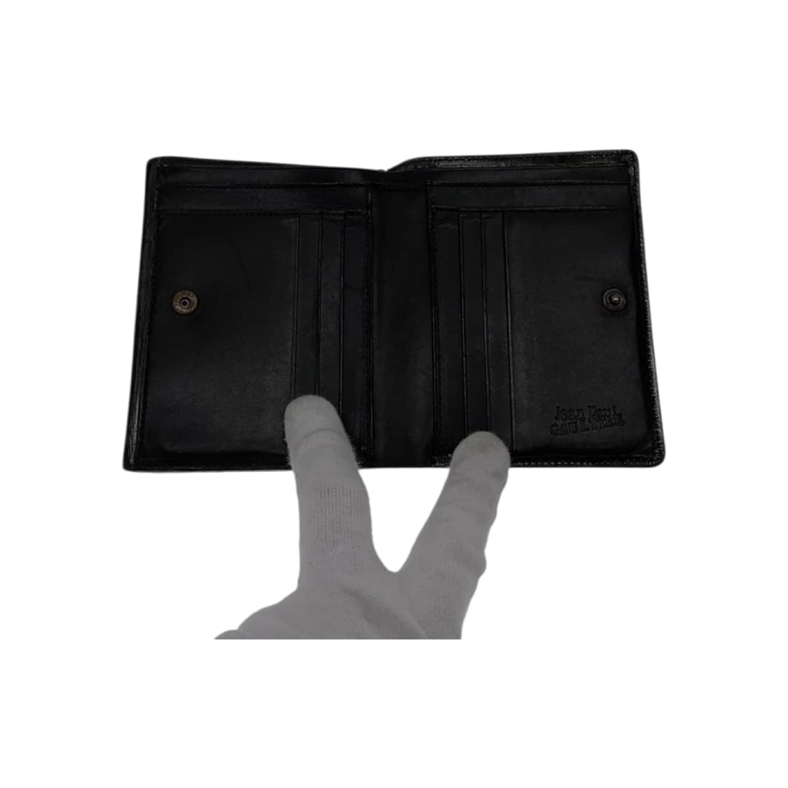 장폴고티에 에이징 빈티지 가죽 지갑 상품이미지4