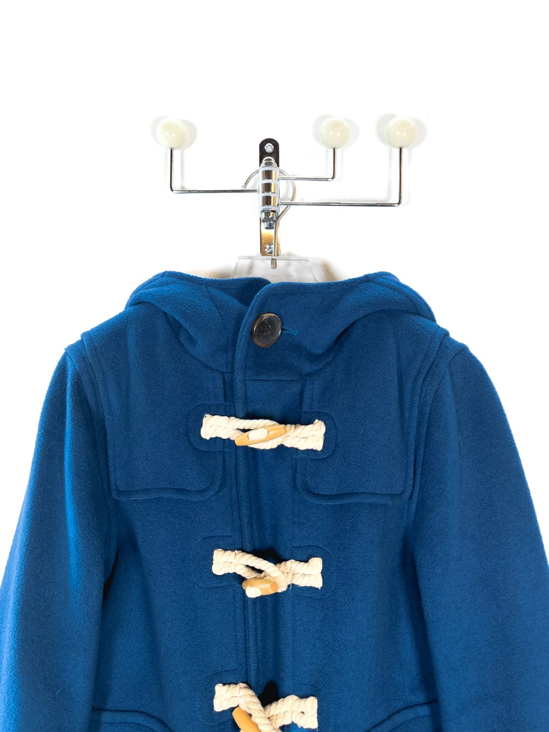 빈티지 블루 울 토글 코트 상품이미지2