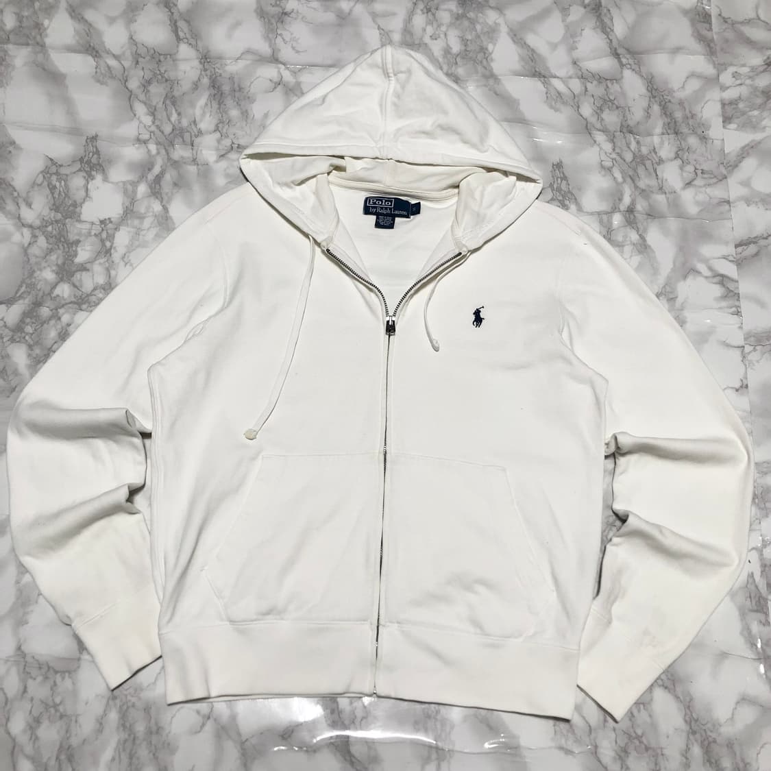 폴로 랄프로렌 후드집업 자켓 화이트 상품이미지2