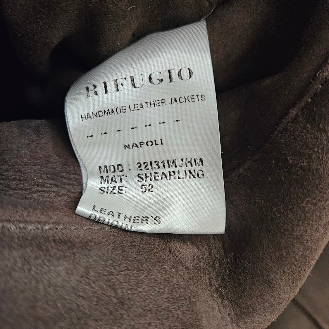 리퓨지오 시어링 무통 코트 무스탕 52 rifugio 상품이미지9