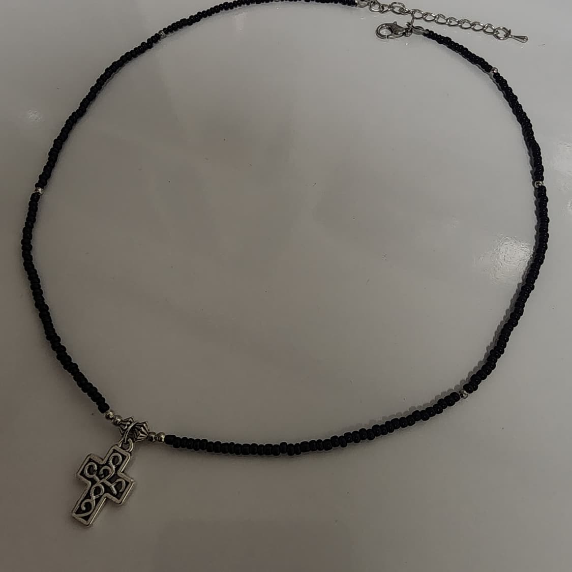 남자 십자가 심플 목걸이 상품이미지3