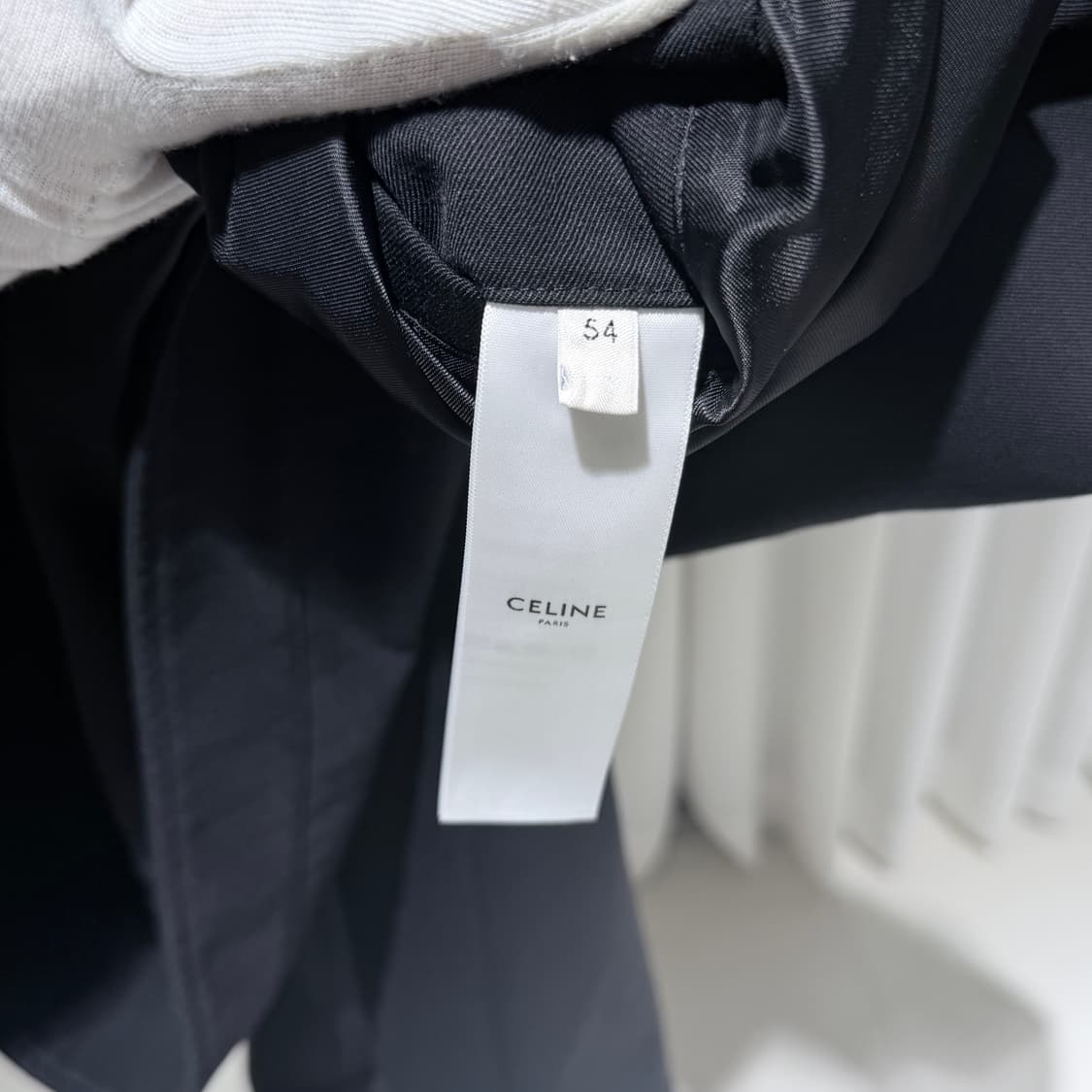 (A+/54) 셀린느 트리옹프 울트윌 블루종 봄버 자켓 블랙 상품이미지7