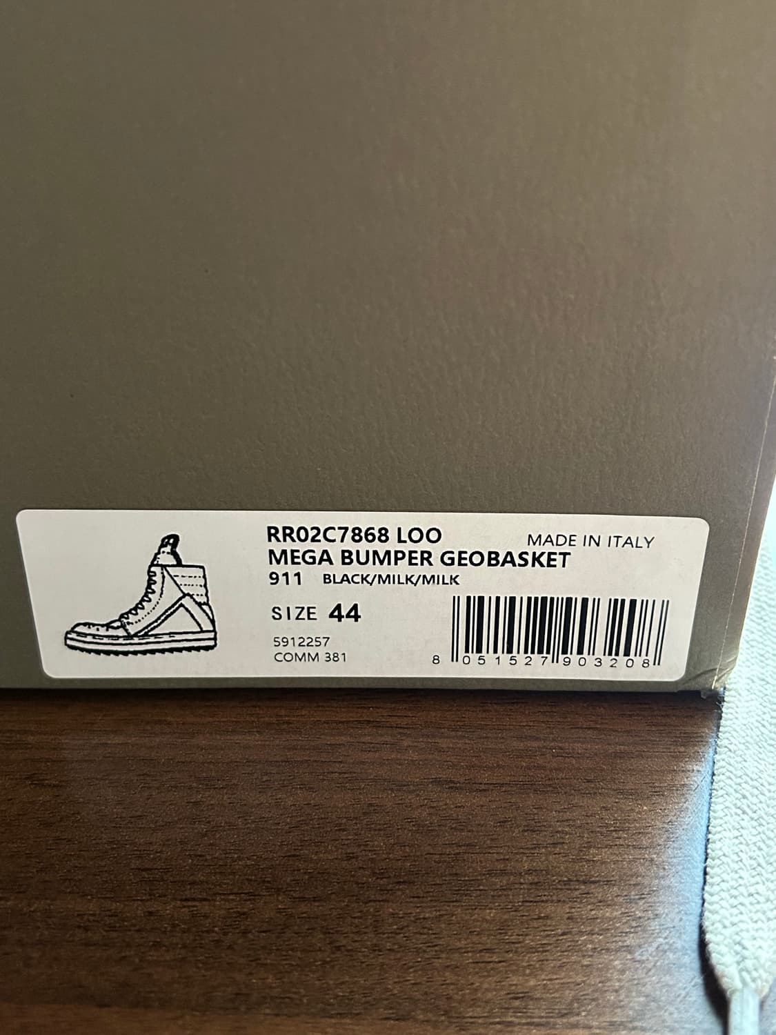 릭오웬스 메가범퍼 지오바스켓 44 상품이미지5