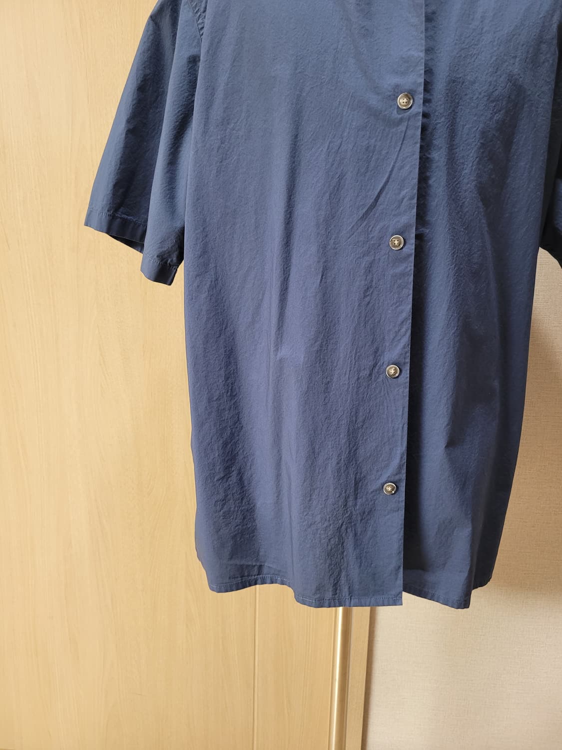 디자인유나이티드 DESIGN UNITED 남자 반팔 셔츠 110 딥블루  상품이미지4