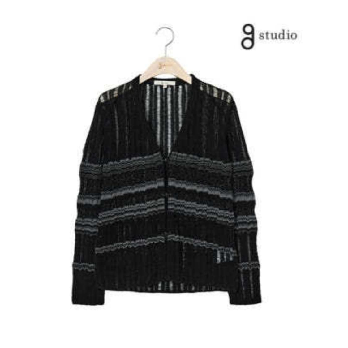 지스튜디오(g studio) 캐시울 뉴옴브레 가디건 55-66 상품이미지1