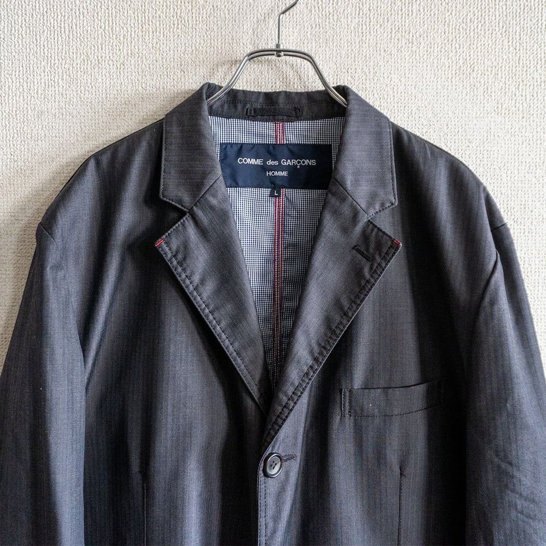 꼼데가르송 옴므 울 체스터필드 코트 상품이미지2