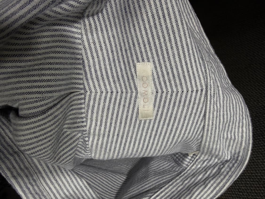 코모리 스트라이프 셔츠 2사이즈 상품이미지3