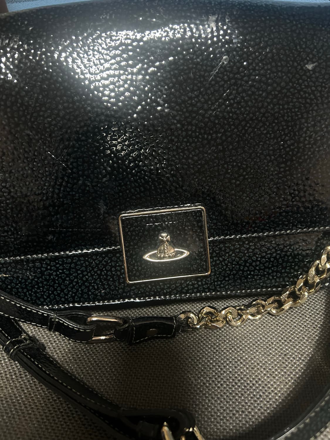 비비안웨스트우드 에나멜 크로스백 상품이미지2