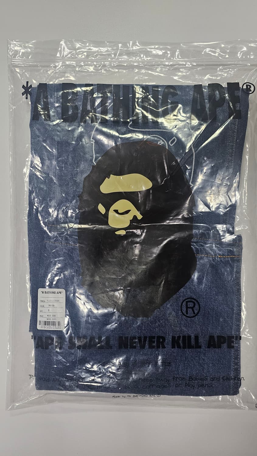 베이프 에이프 헤드 12온스 데님 팬츠 상품이미지4