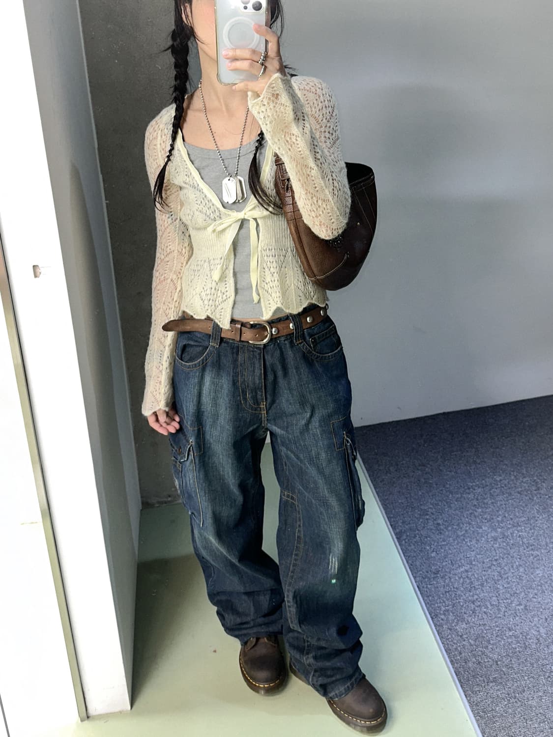 •mohair lace cardigan 상품이미지3