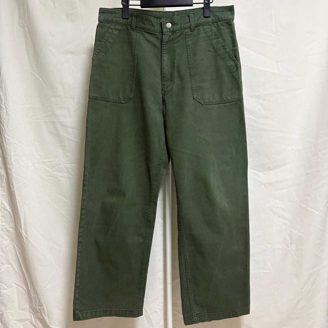 유니폼브릿지 코튼 퍼티그 팬츠 / 올리브, 32 상품이미지1