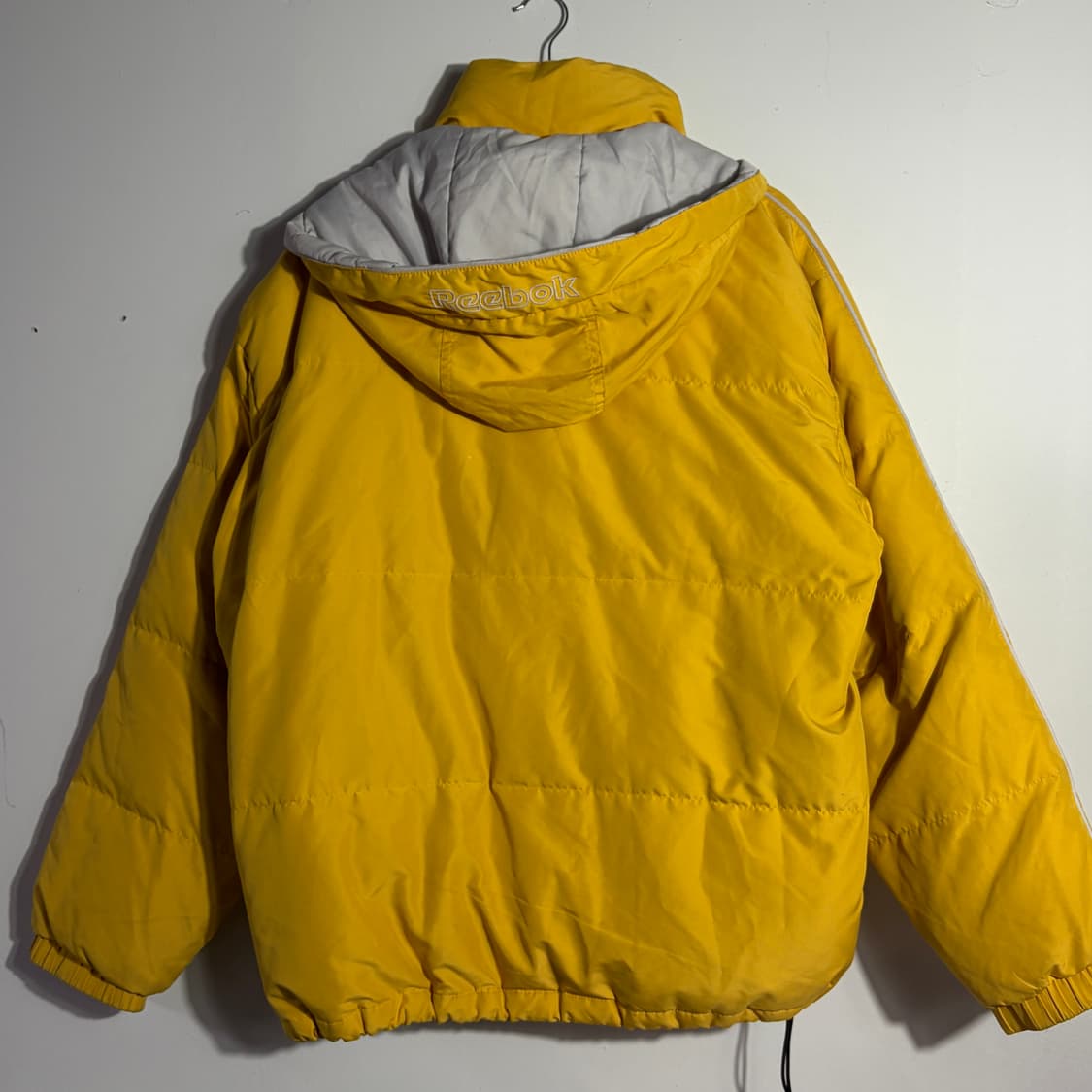 리복 빈티지 옐로우 다운 자켓 상품이미지6