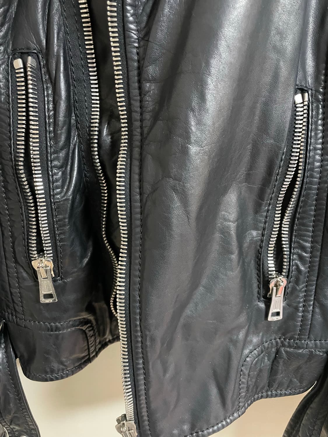 발렌시아가 라이더 가죽자켓 상품이미지3