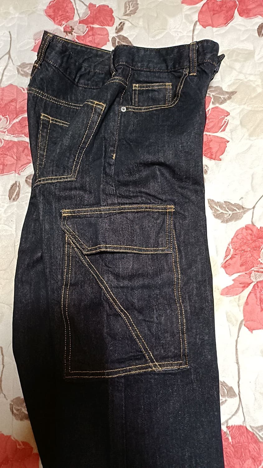 에잇세컨즈 와이드데님 카고팬츠 여성30인치 기장107 상품이미지5