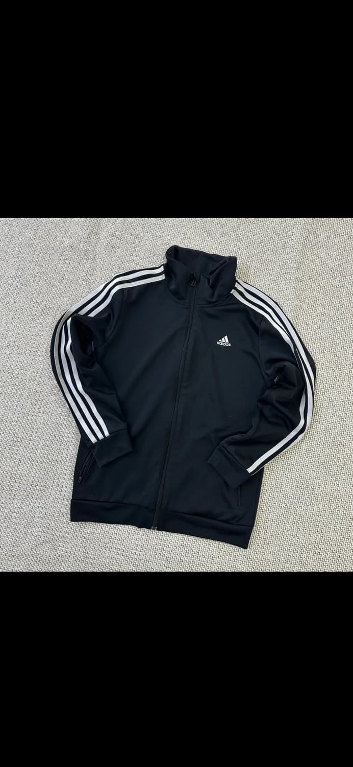 아디다스 블랙 삼선 트랙탑  상품이미지1