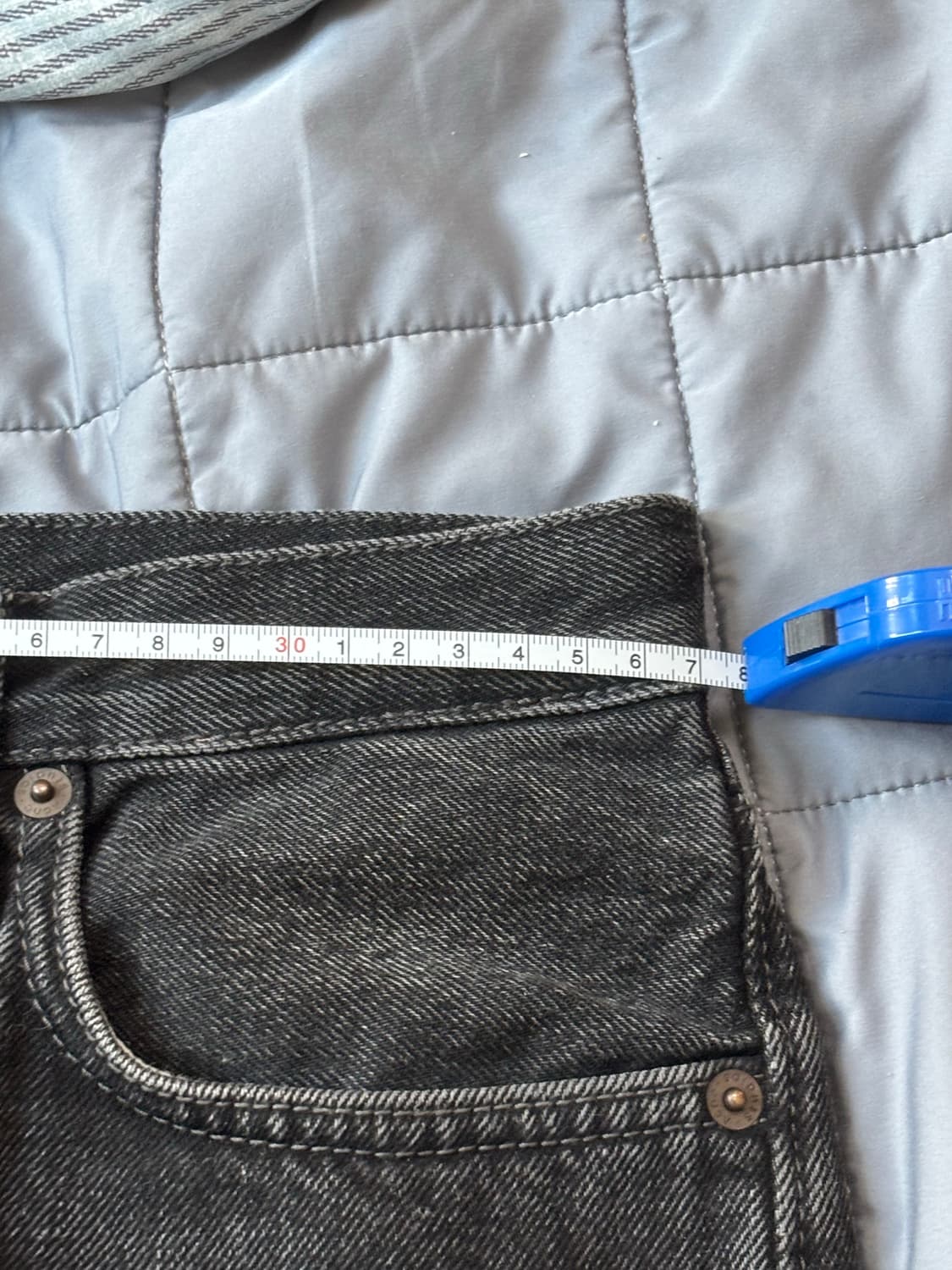 21fw 아크네 1997 데님 빈티지 블랙 26x30 a00218 상품이미지4