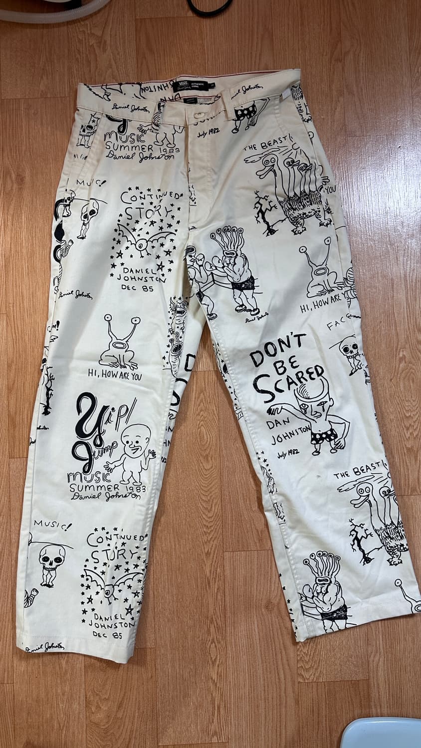 반스 Vans x Daniel Johnston 어센틱 치노 바지 상품이미지1