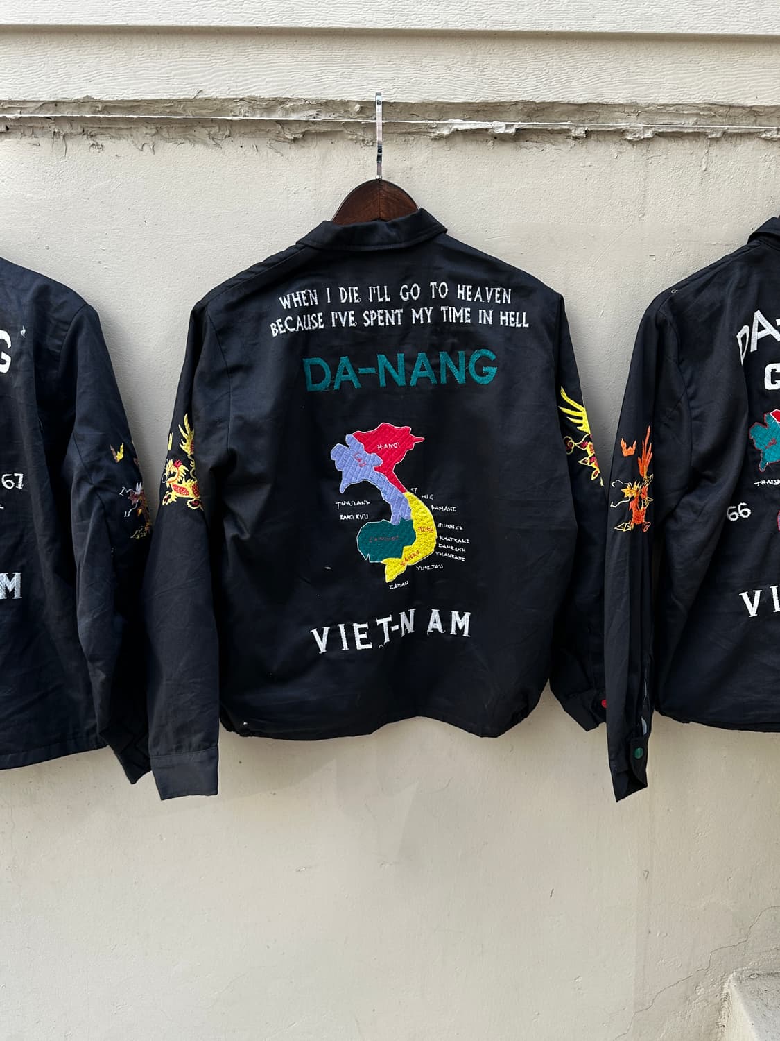 베트남전 자수 커스텀 워크 자켓  상품이미지7