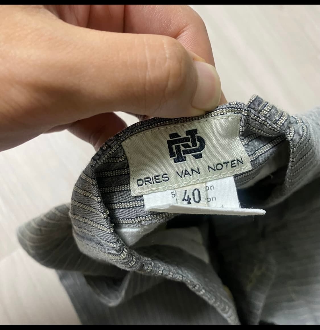 드리스반노튼 스트라이프 트라우져 상품이미지5