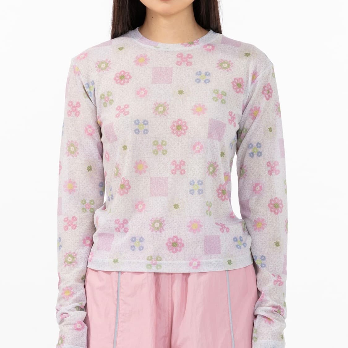bocbok 복복 FLOWER MOTIF JERSEY TOP 상품이미지1