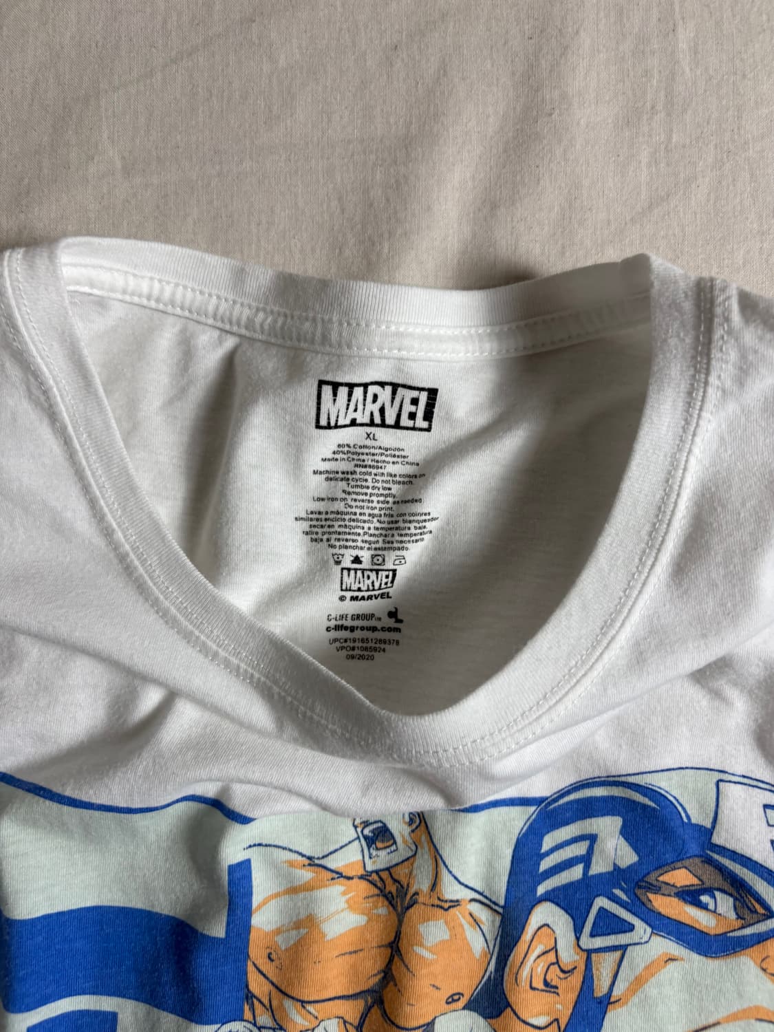 Marvel 마블 반팔 티셔츠 XL 상품이미지3