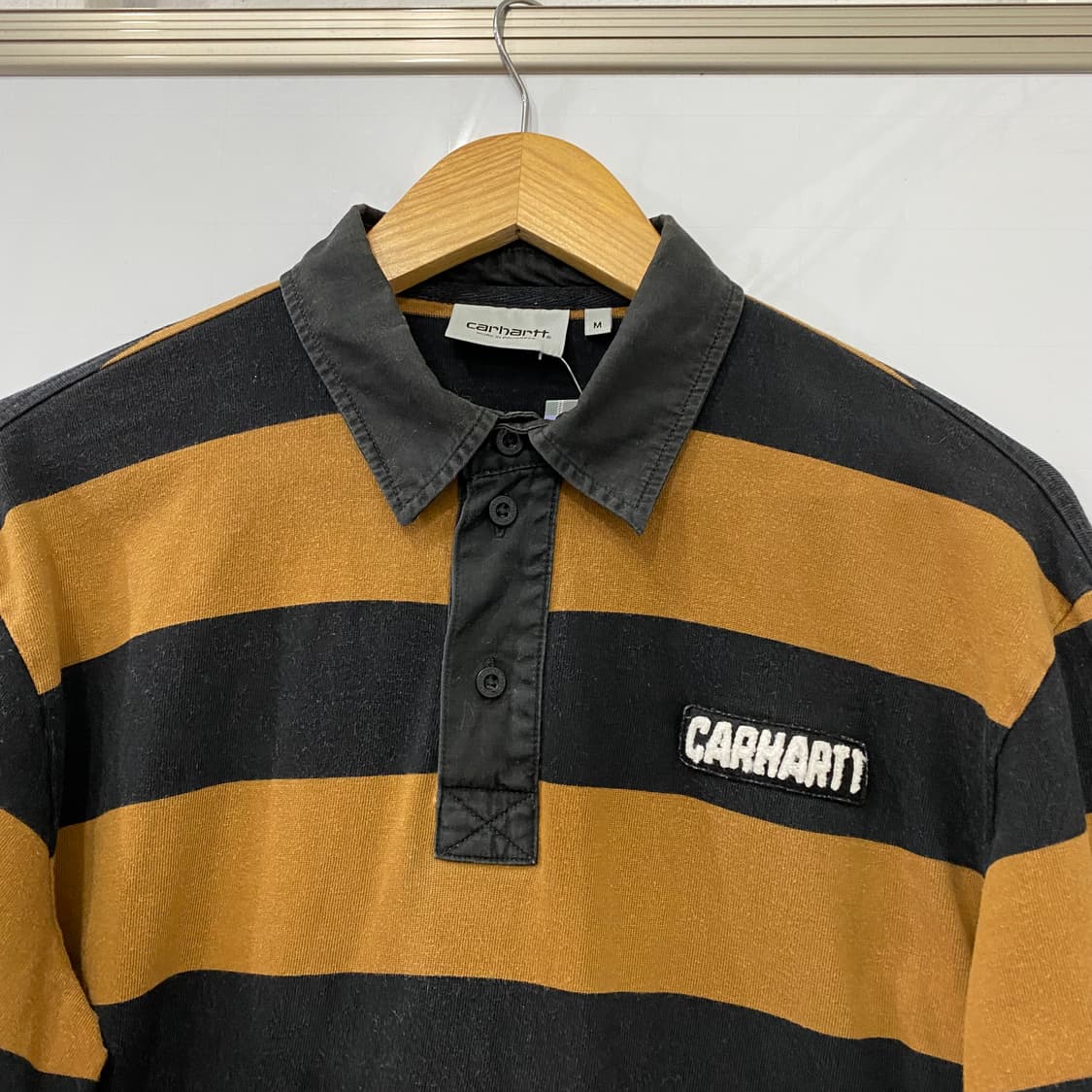 칼하트WIP 럭비 긴팔카라티(M) 상품이미지3