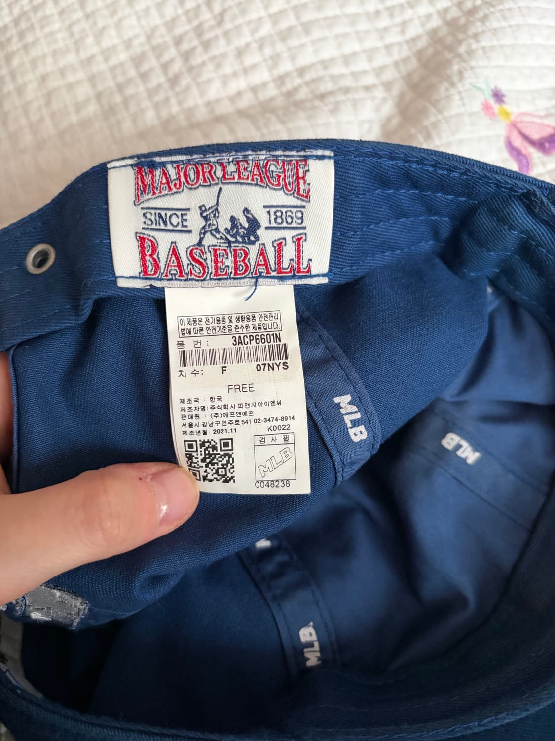 MLB LA 다저스 볼캡 프리사이즈 블루 상품이미지3