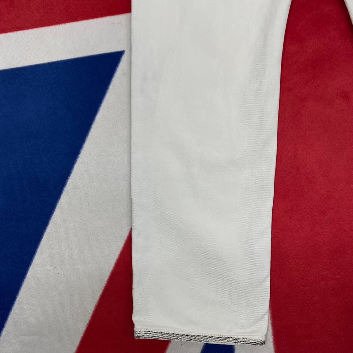 메종미네드 화이트 워싱데님팬츠 48 실측 32 상품이미지6