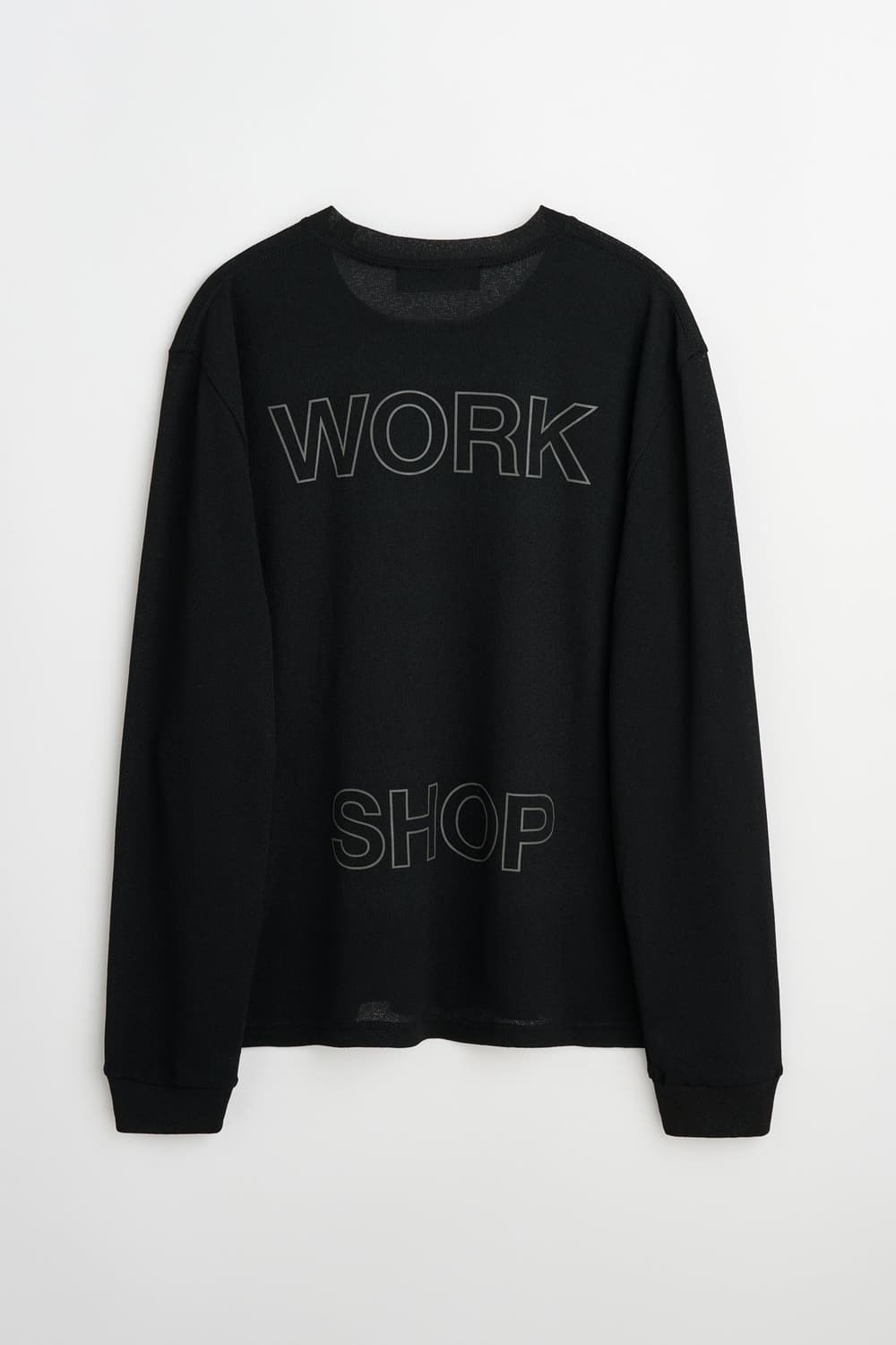 아워레가시 워크샵 waffle longsleeve black m size 상품이미지2