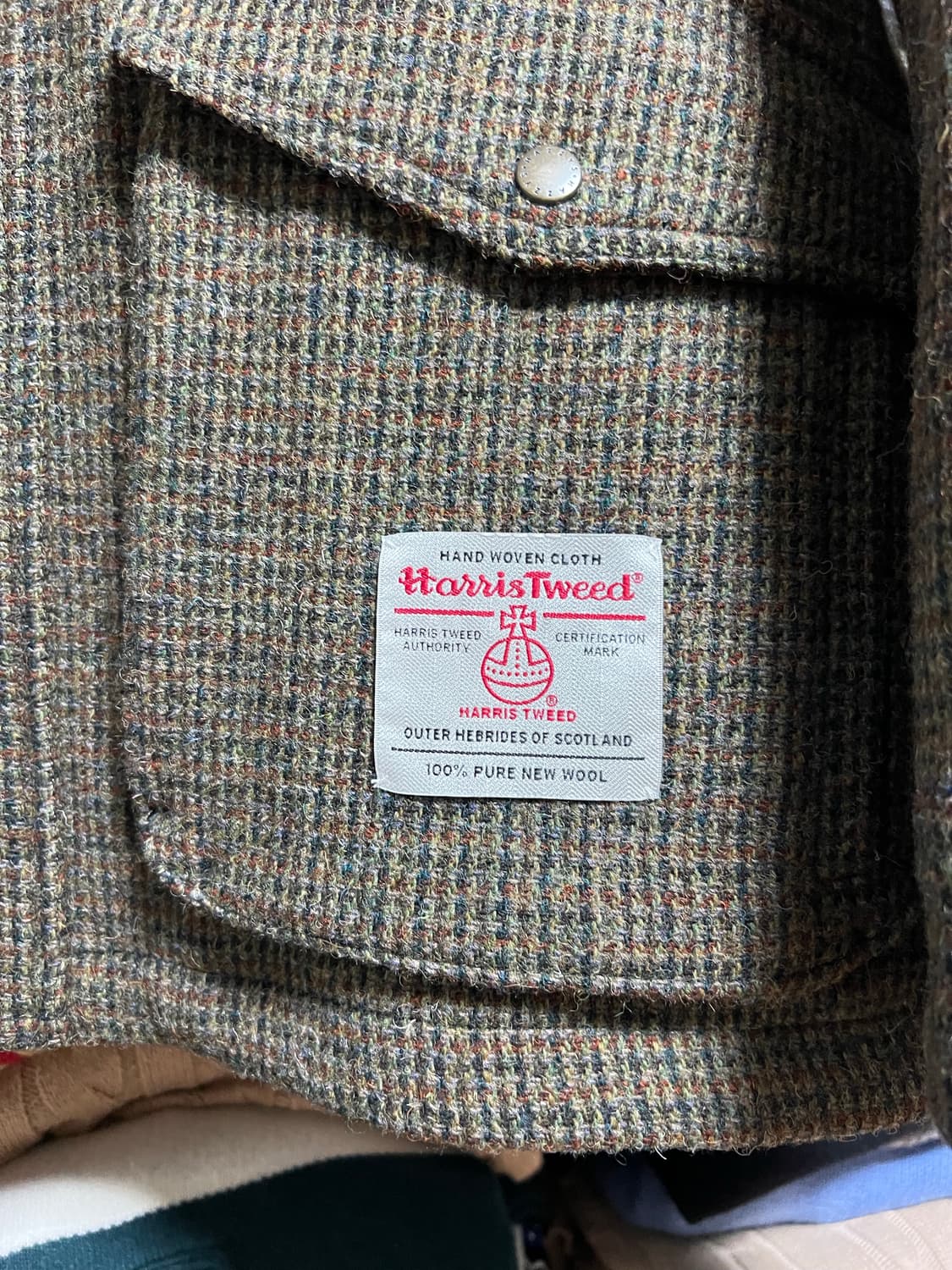 헤지스 해리스 트위드 헌팅 자켓 상품이미지3