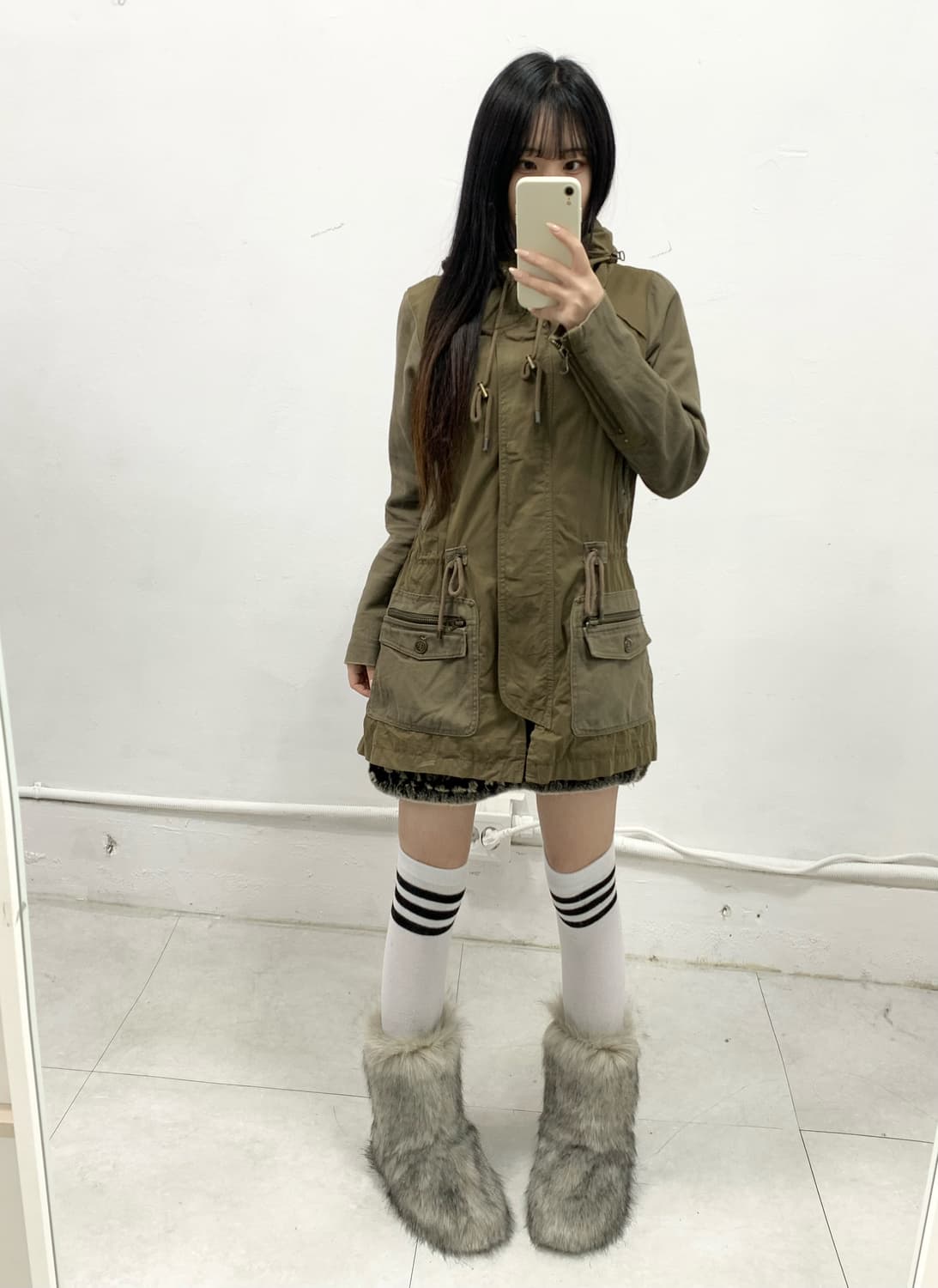 [ZARA Basic] y2k 야상 자켓 상품이미지2