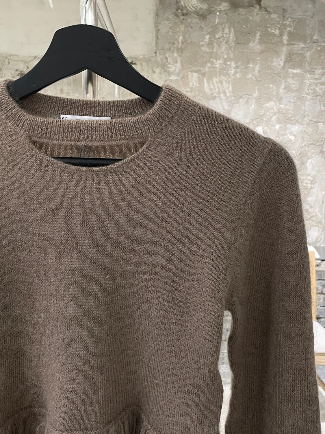 jw앤더슨 페이온 블렌드 모헤어 크롭 스웨터 상품이미지3