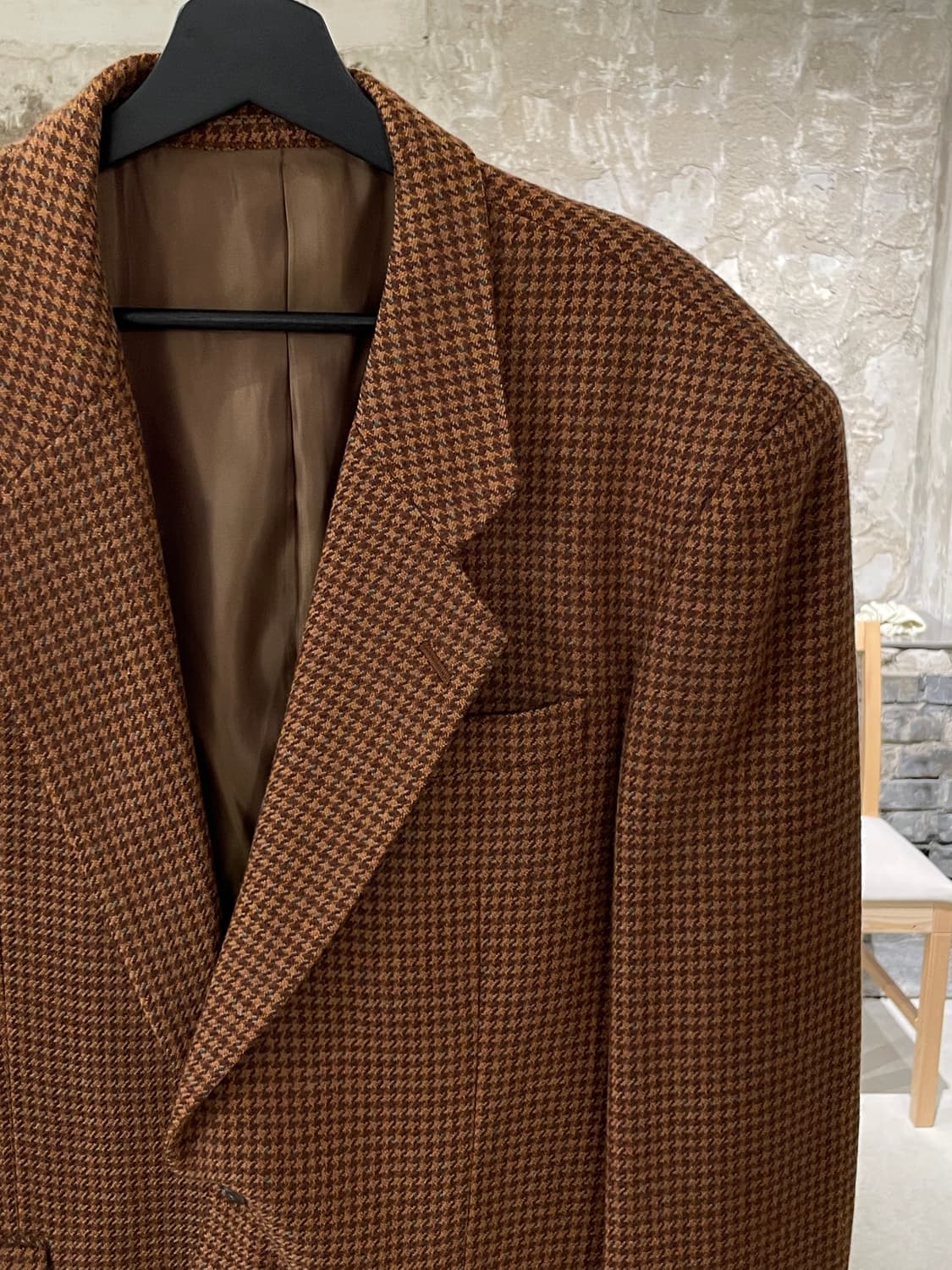 크리스찬 디올 무슈 오커 하운드 투스 체크 2B 울 블레이저 상품이미지3