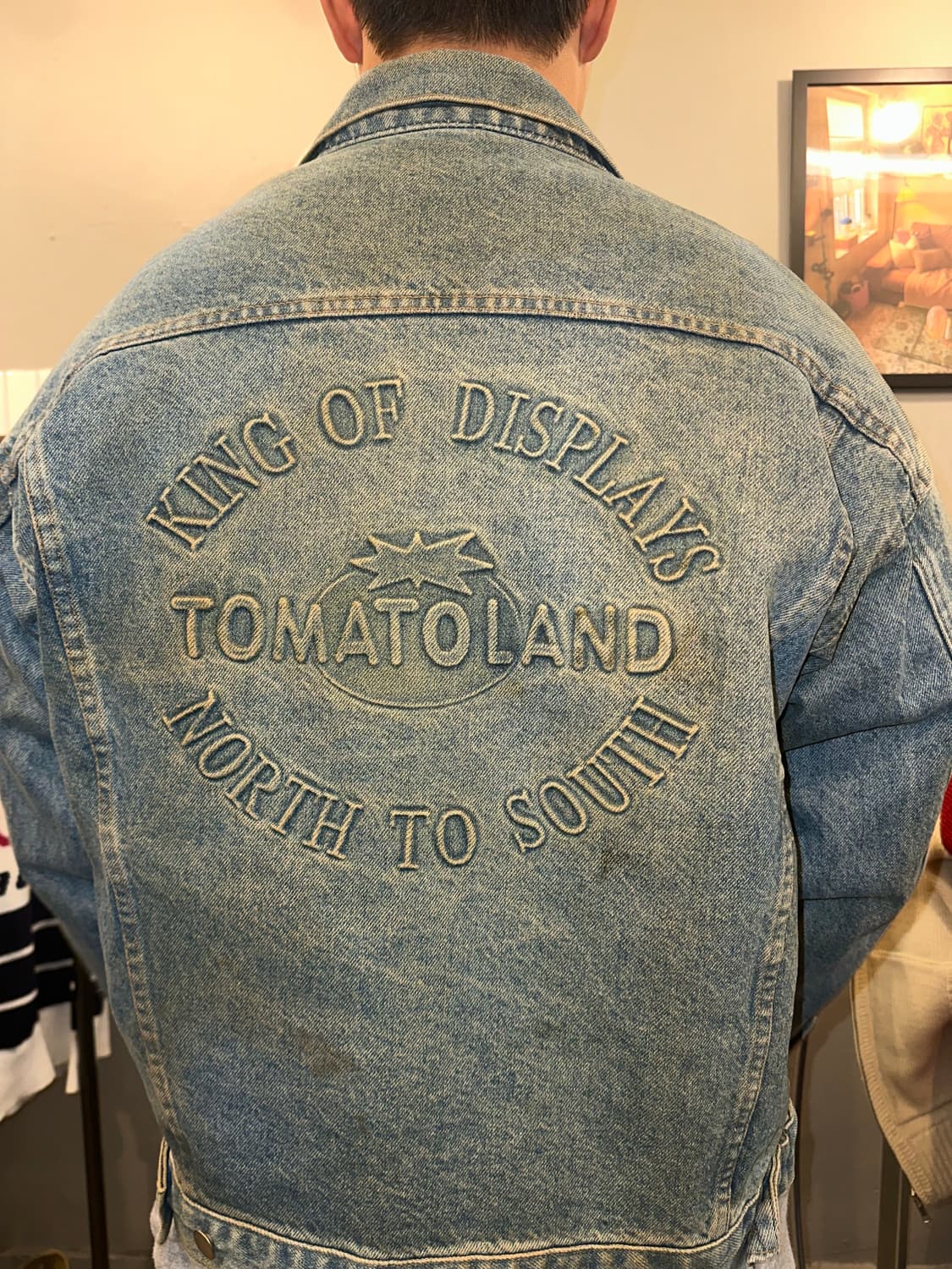 90’s Tomatoland 3-type back denim jacket 상품이미지3